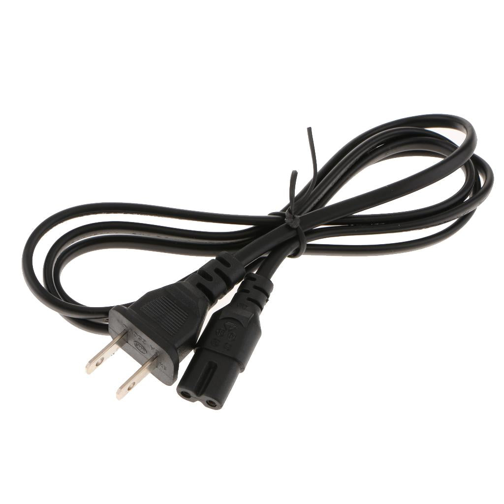 AC Adapter Power Cable Cord Wire 2 Prong for Microsoft One/Sony PS4 PS3