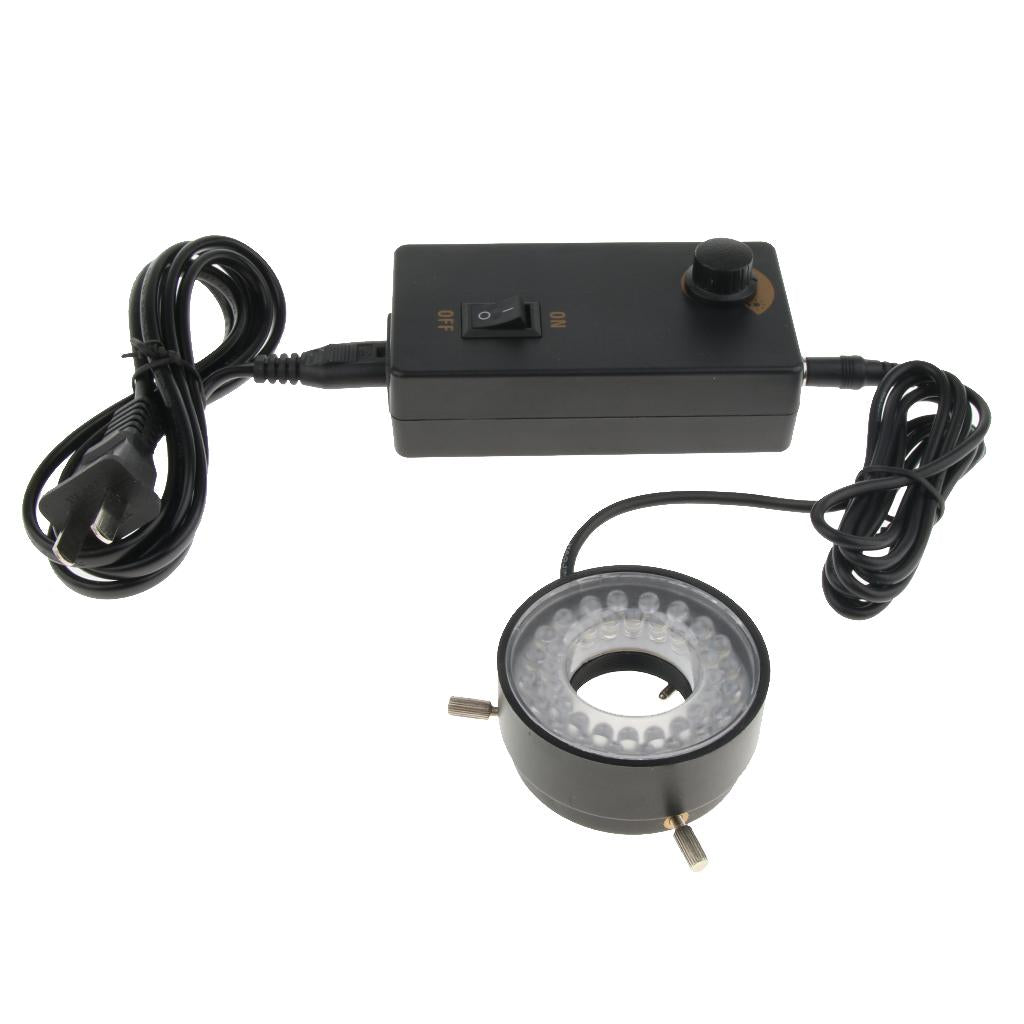 30mm Stereo Microscope Ring Light Lamp Illuminator Kit with Power Adapter