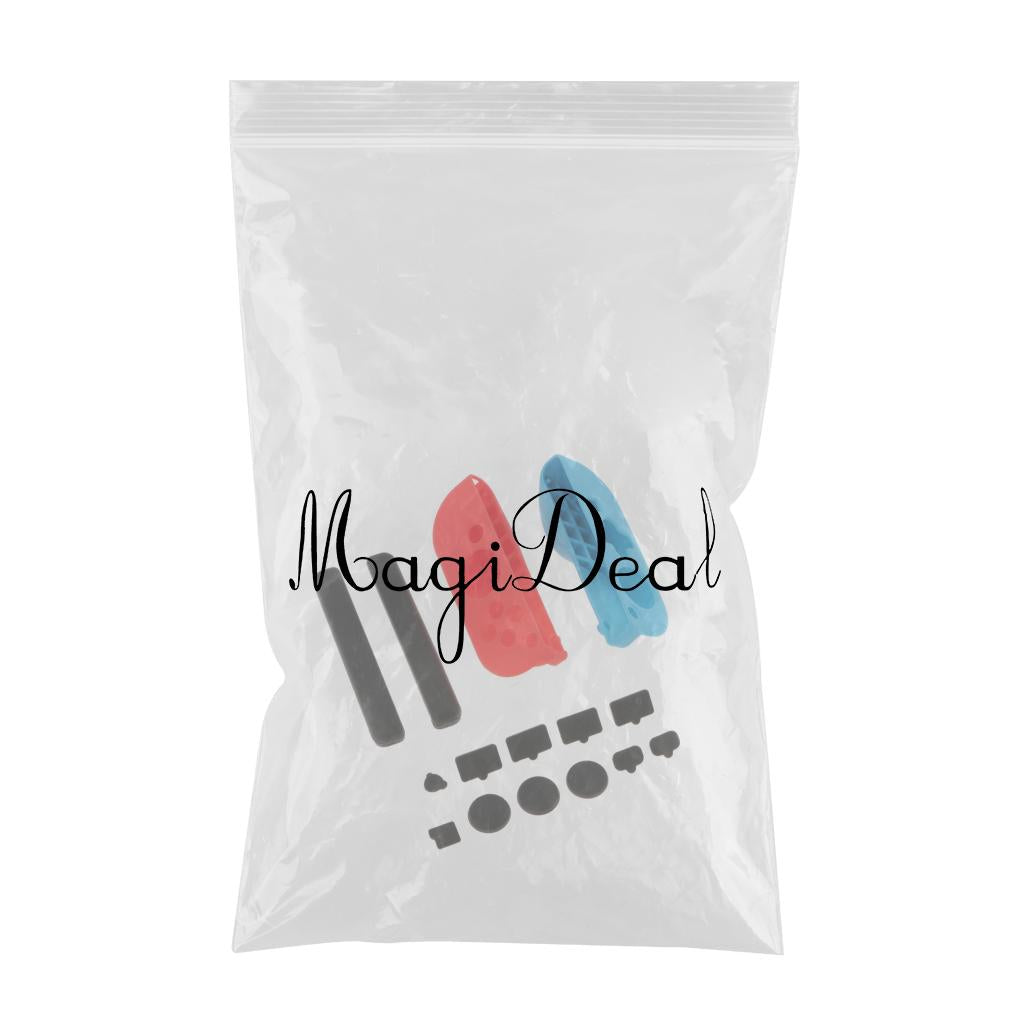 For Nintendo Switch Joy-Con Protective Case Silicone Cover + Rubber Plug Set