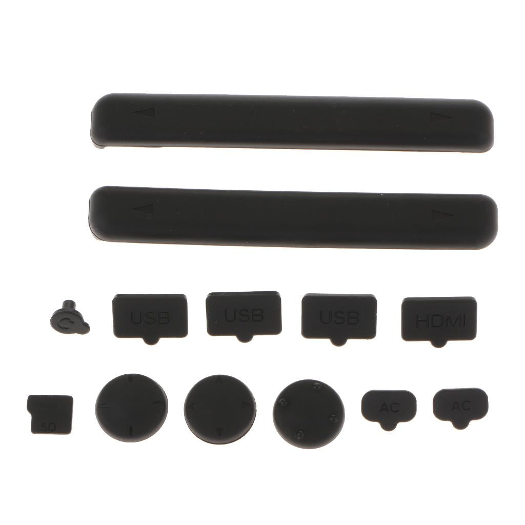 For Nintendo Switch Joy-Con Protective Case Silicone Cover + Rubber Plug Set