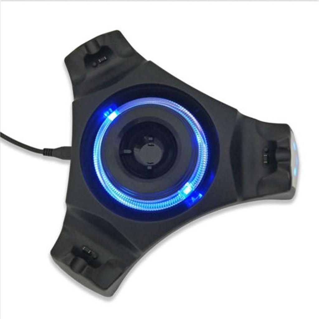 Controller Charger Dock Station Charging Stand with USB Cable For Sony Playstation 4 Dualshock 4 Controllers and PS Move