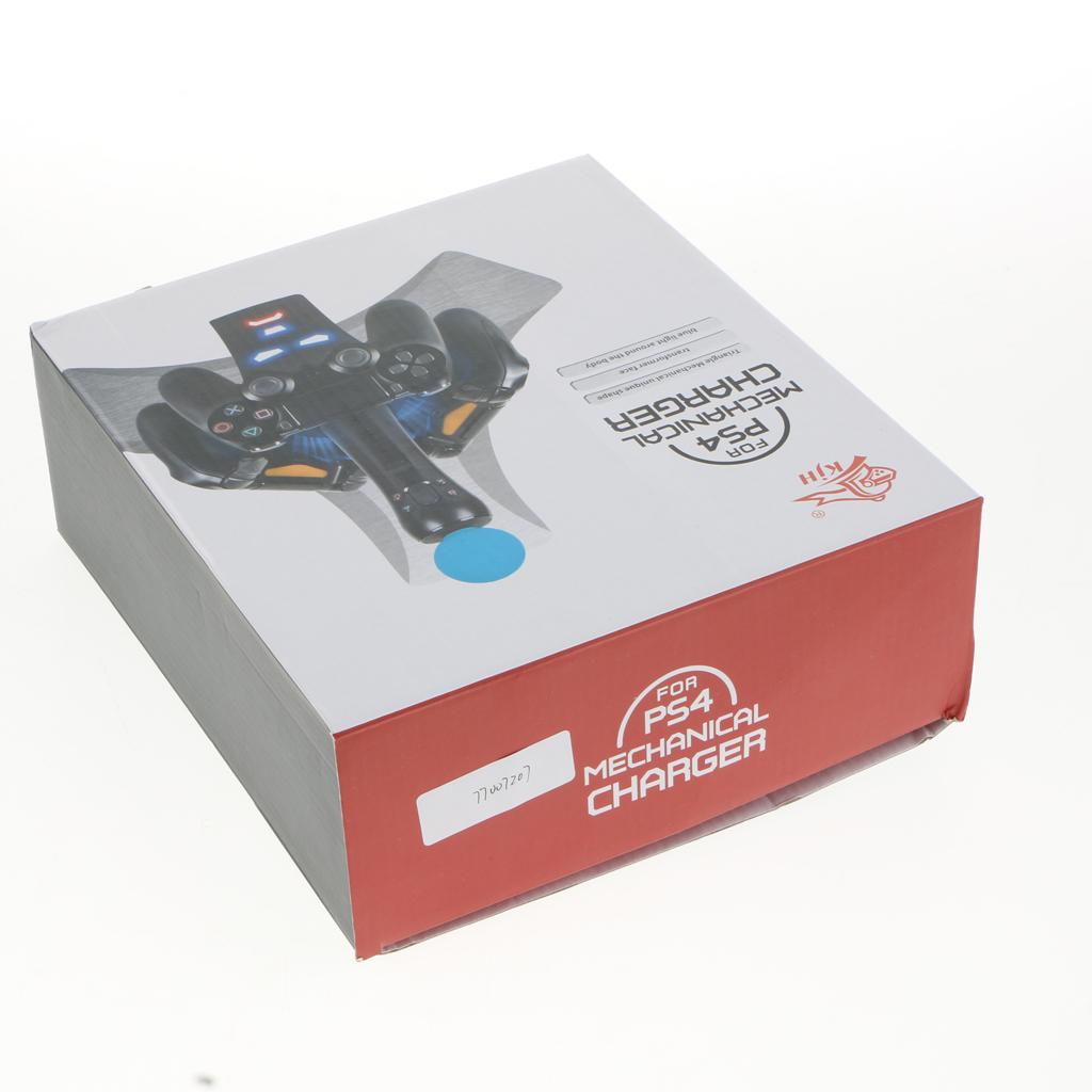 Controller Charger Dock Station Charging Stand with USB Cable For Sony Playstation 4 Dualshock 4 Controllers and PS Move