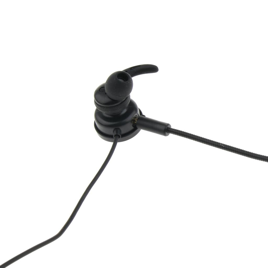 Gaming Earphones Earbuds Headphones with Microphone and Volume Control For PUBG Mobile, PS4, Xbox One, Nintendo Switch (Black)