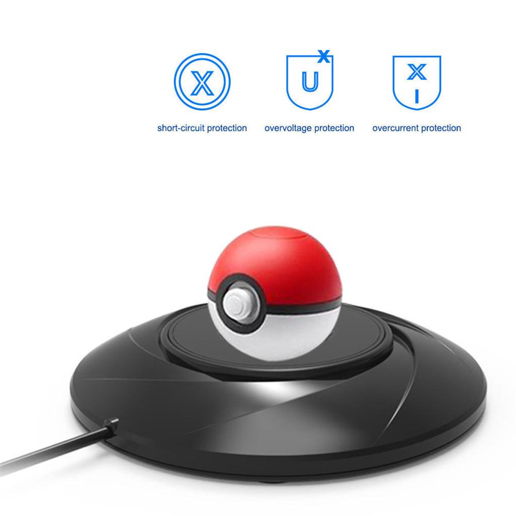 Poke Ball Plus Charging Charger Stand for Nintendo Switch NS Pokeball Eevee Game