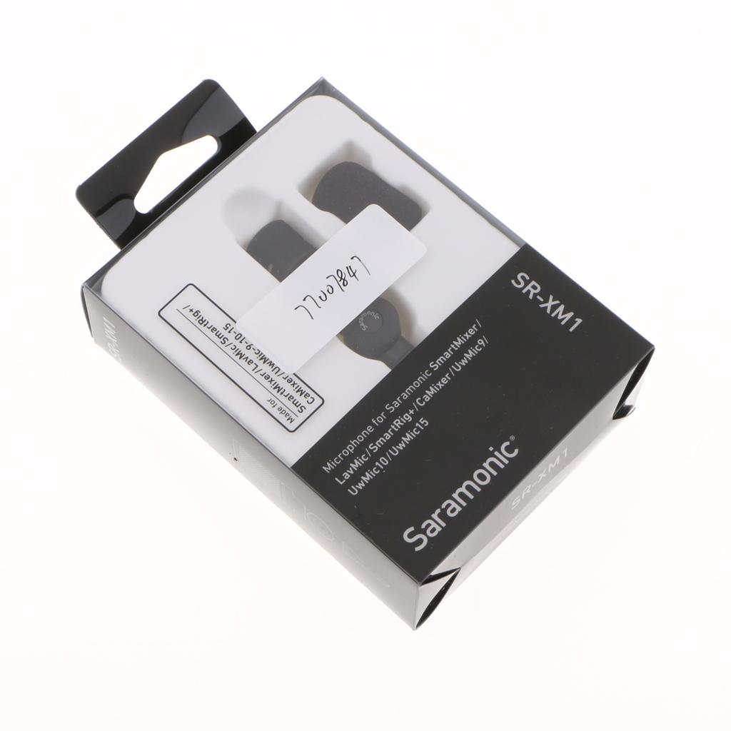 Saramonic SR XM1 3.5mm TRS Omnidirectional Microphone for CaMixer SmartMixer