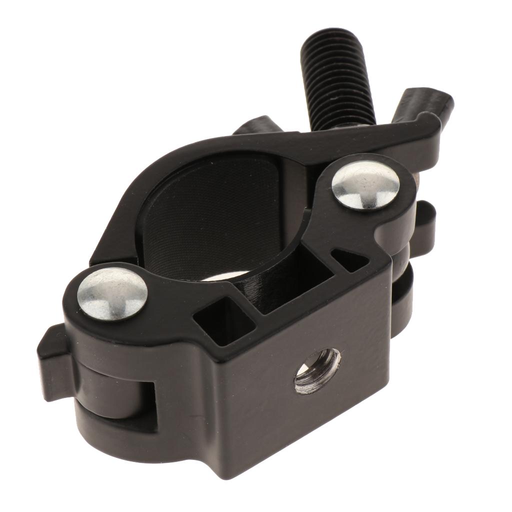 Photography Rail Clamp Mount 30-35mm Single Rod Clip for Studio Light Stand