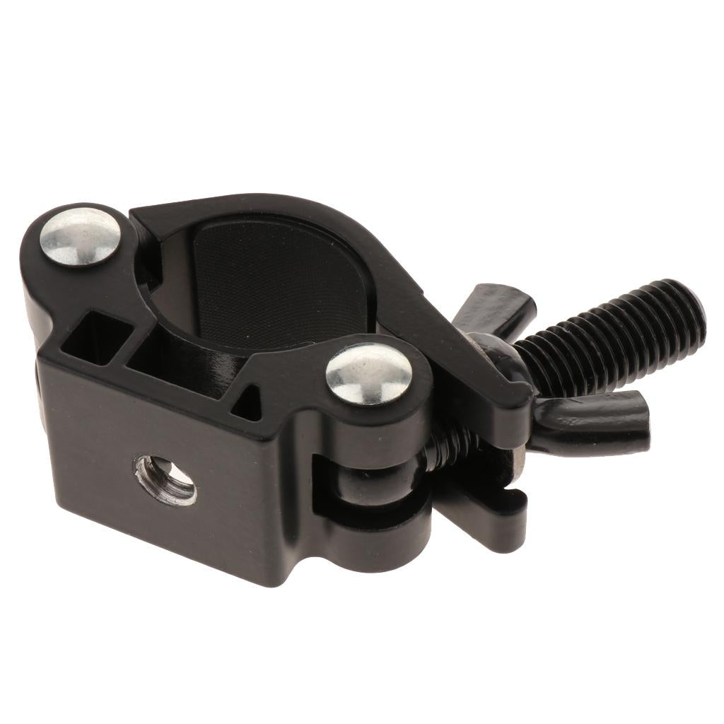 Photography Rail Clamp Mount 30-35mm Single Rod Clip for Studio Light Stand