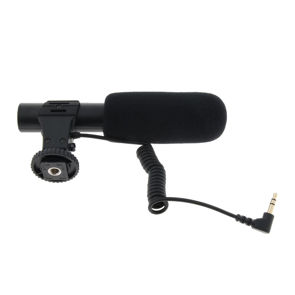 3.5mm Video Recording Interview Hifi HD Sound Mini Mic Microphone for DSLR