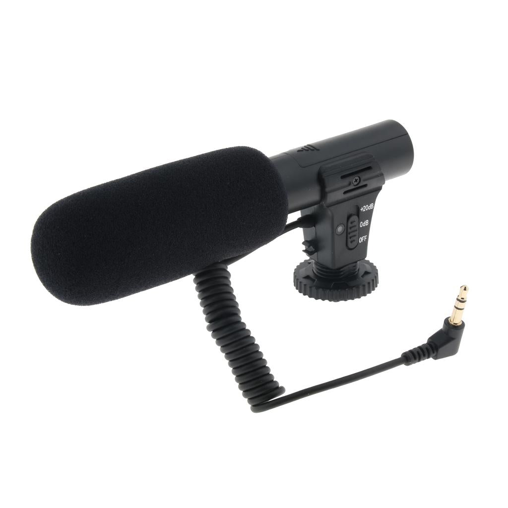 3.5mm Video Recording Interview Hifi HD Sound Mini Mic Microphone for DSLR