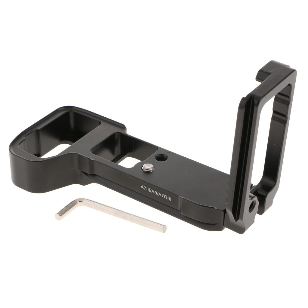 Vertical Shooting Hand Grip QR L Plate Bracket Holder for Sony A9 A7III A7R3