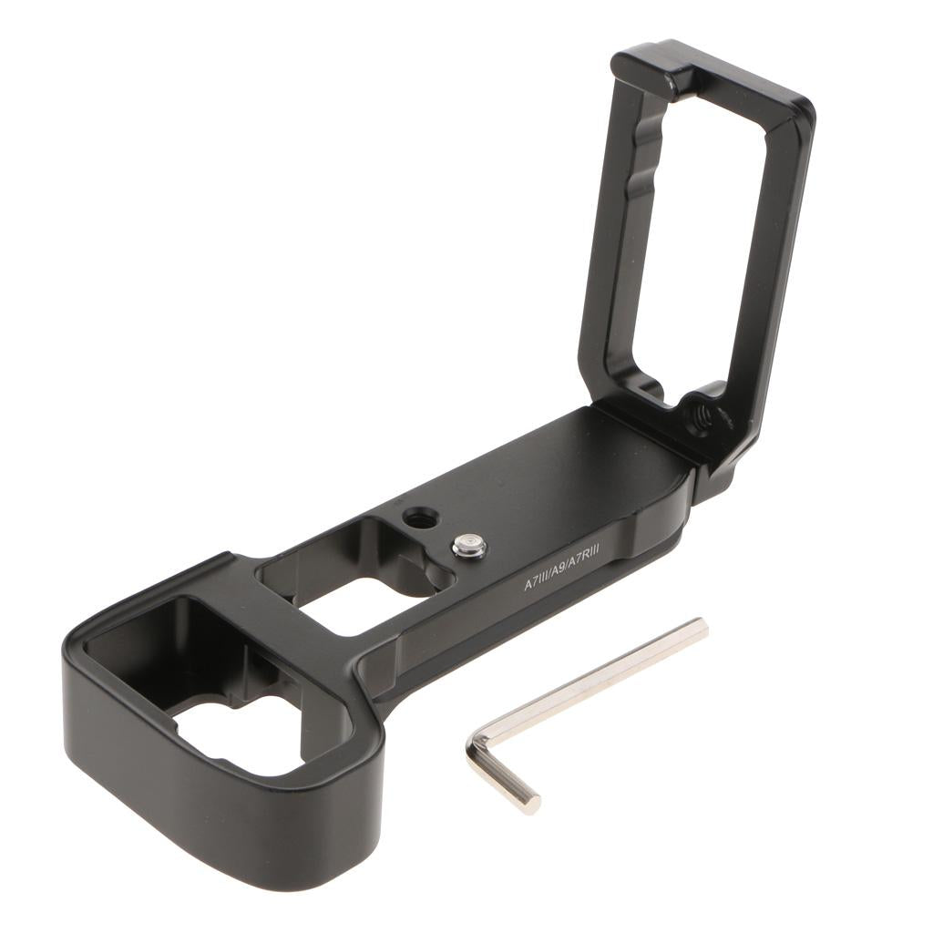 Vertical Shooting Hand Grip QR L Plate Bracket Holder for Sony A9 A7III A7R3