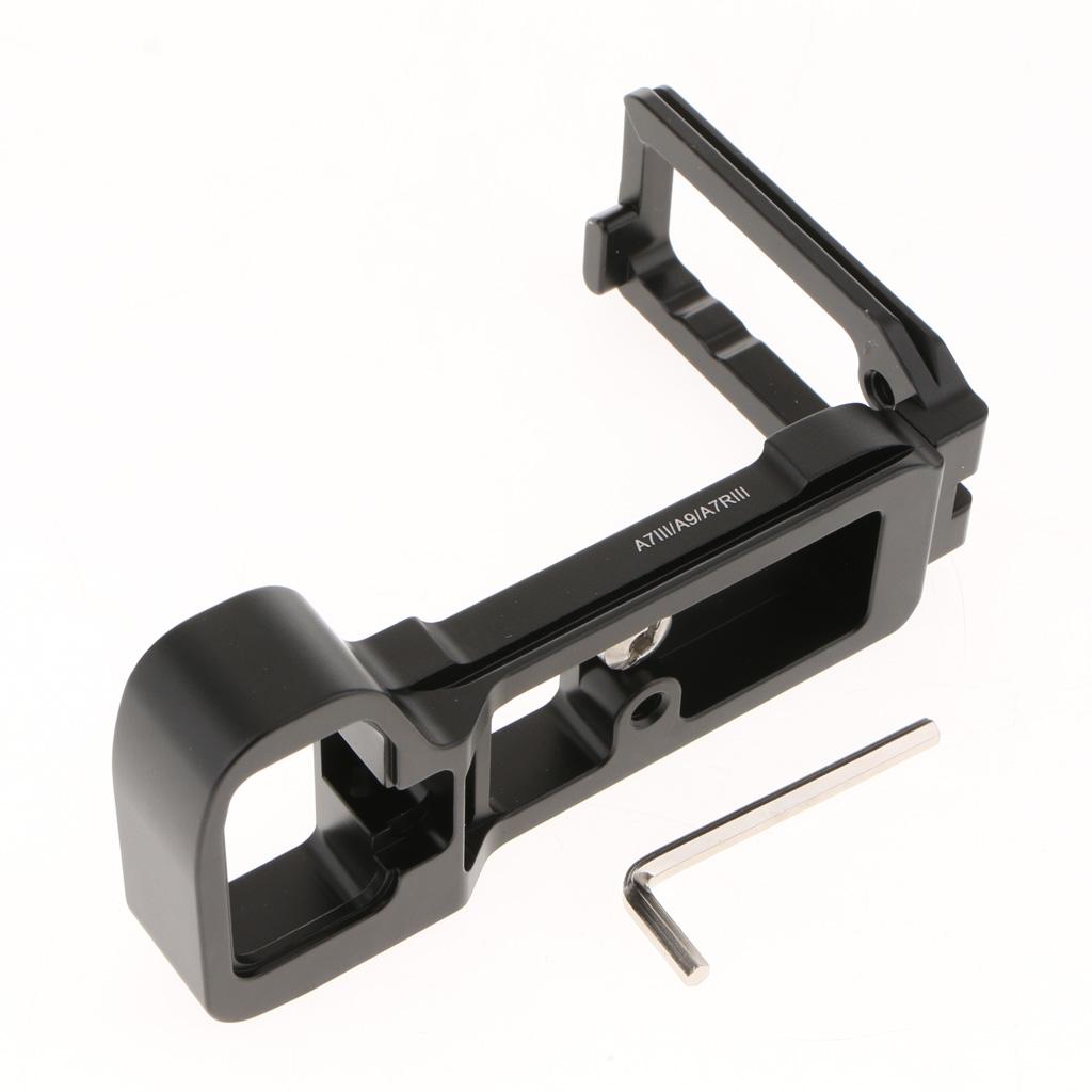 Vertical Shooting Hand Grip QR L Plate Bracket Holder for Sony A9 A7III A7R3