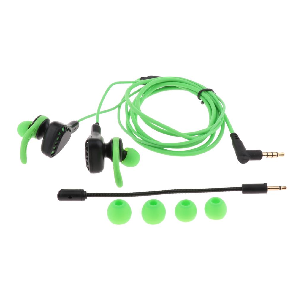 T8 1.2m Gaming Earphones Earbuds Headphones with Microphone and Volume Control For PUBG Mobile, PS4, Xbox One, Nintendo Switch