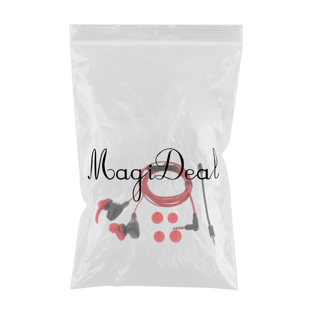 T10 1.2m Gaming Earphones Earbuds Headphones with Microphone and Volume Control For PUBG Mobile, PS4, Xbox One, Nintendo Switch