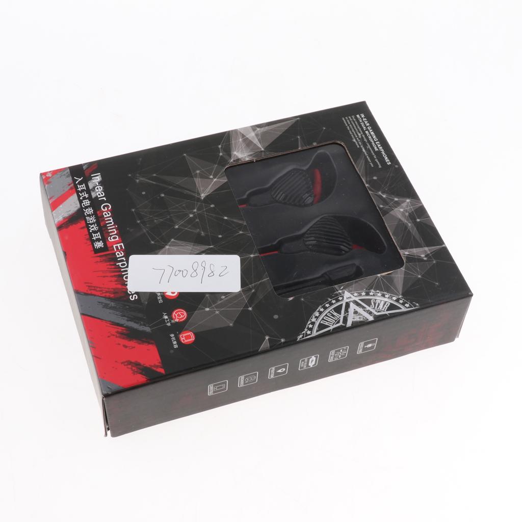 T10 1.2m Gaming Earphones Earbuds Headphones with Microphone and Volume Control For PUBG Mobile, PS4, Xbox One, Nintendo Switch