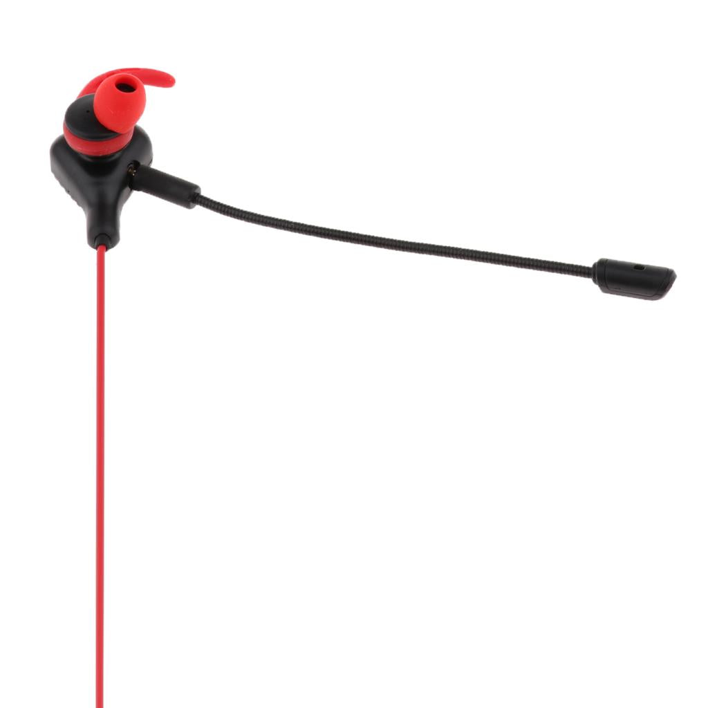 T10 1.2m Gaming Earphones Earbuds Headphones with Microphone and Volume Control For PUBG Mobile, PS4, Xbox One, Nintendo Switch