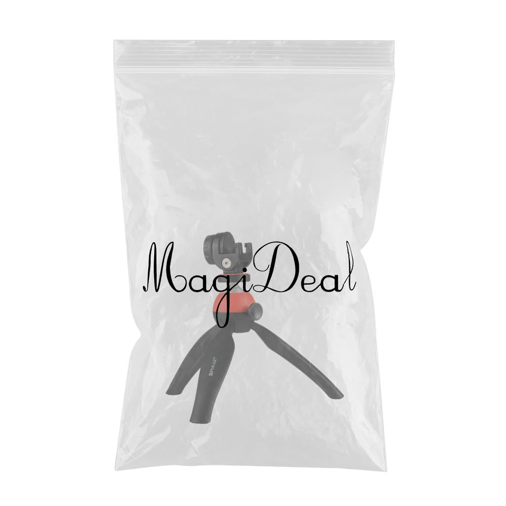 Flodable Table Top Phone Tripod Mount TV Video Live Bracket Holder Red