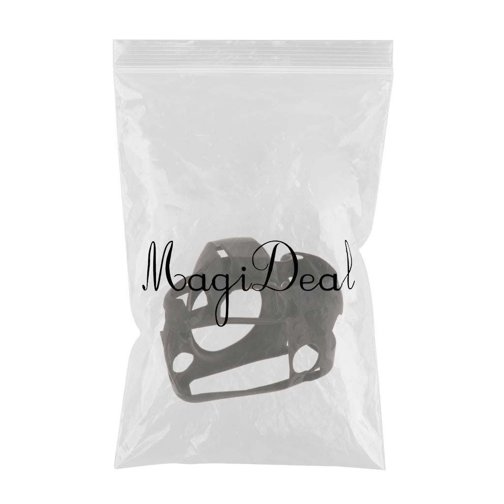 Protective Soft Silicone Skin Case Cover, Easy to Use and Convenient to Remove for Canon 6DII Black