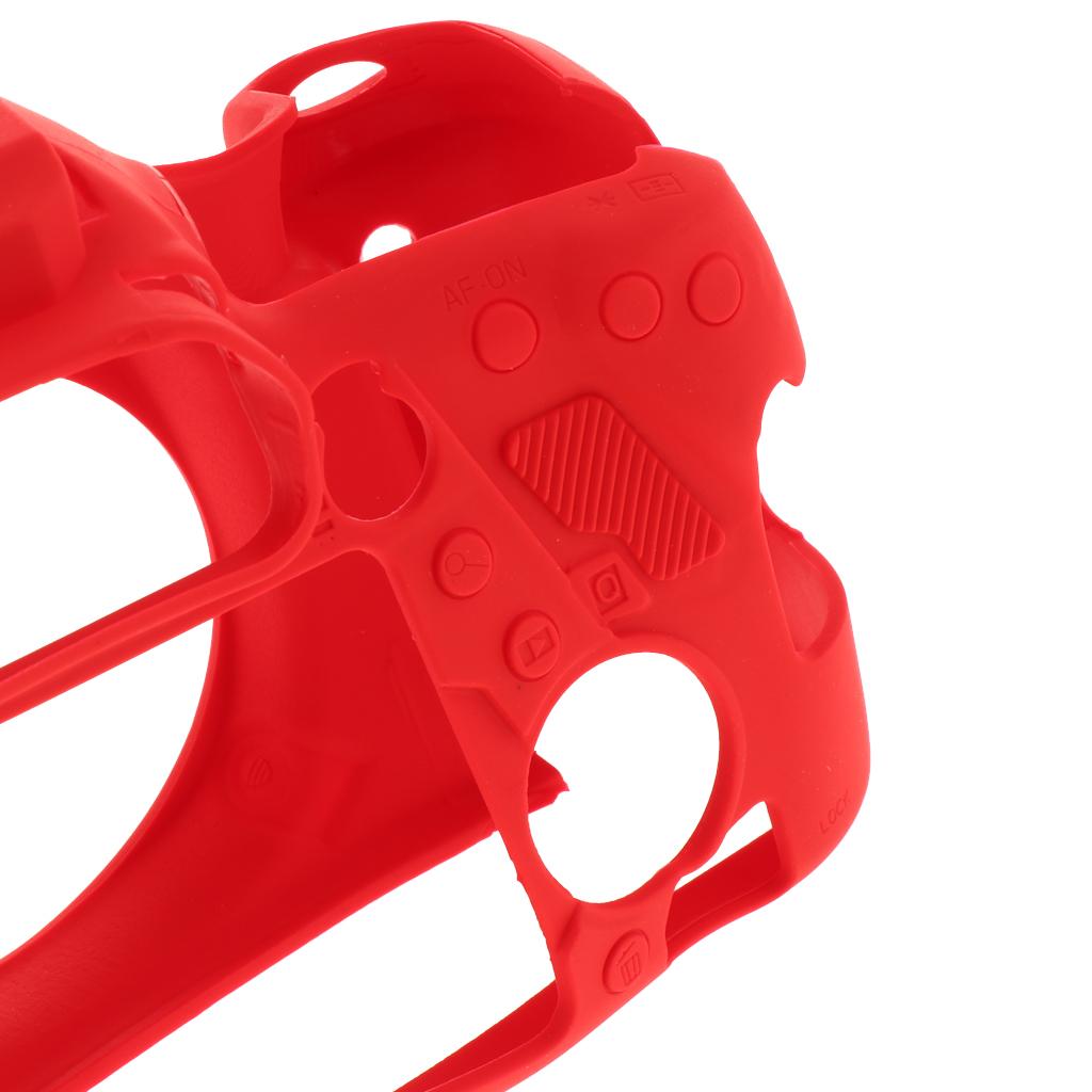 Protective Soft Silicone Skin Case Cover, Easy to Use and Convenient to Remove for Canon 6DII Red