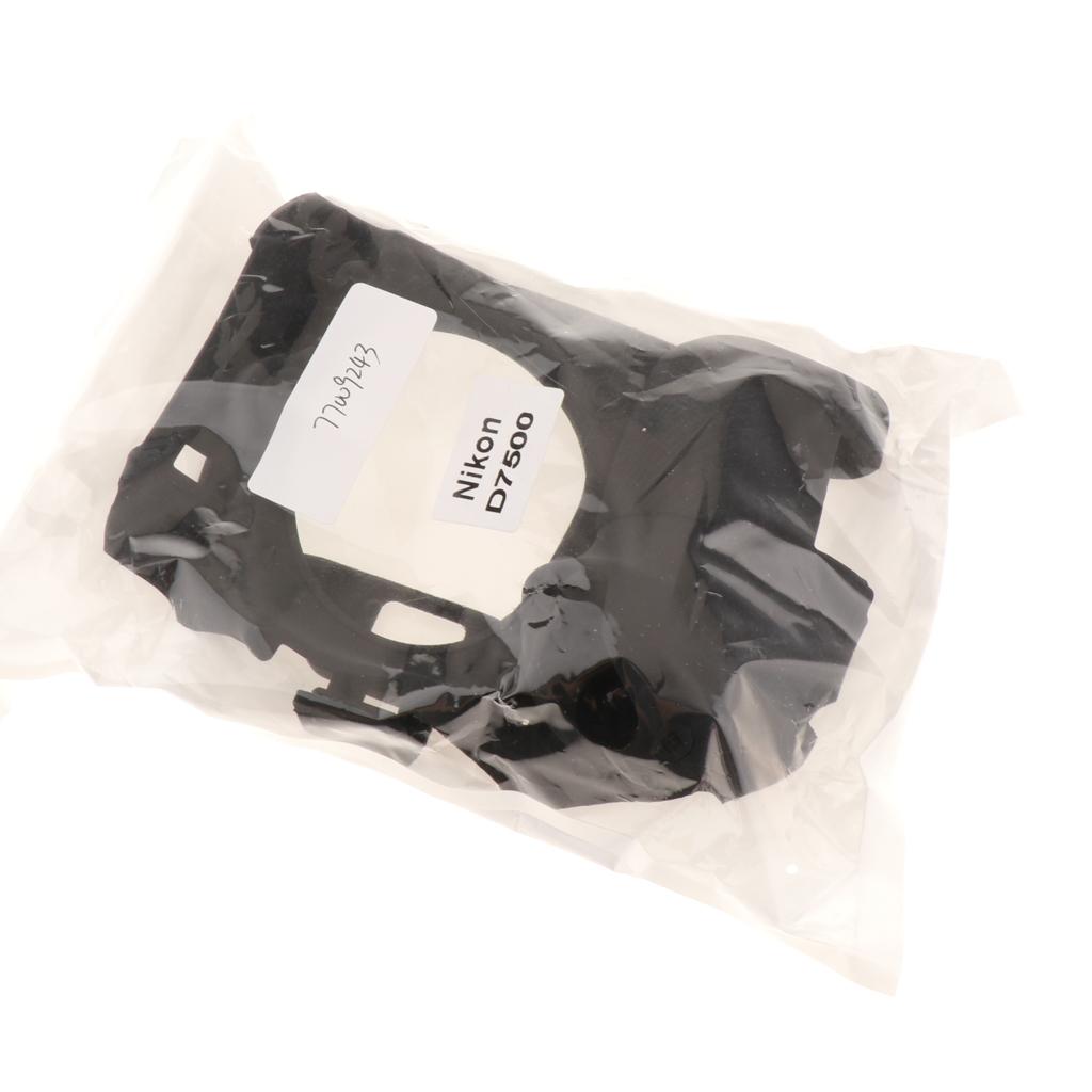 Protective-Soft-Silicone-Skin-Case-Cover,-Easy-to-Use-and-Convenient-to-Remove-for-Nikon-D7500-Black