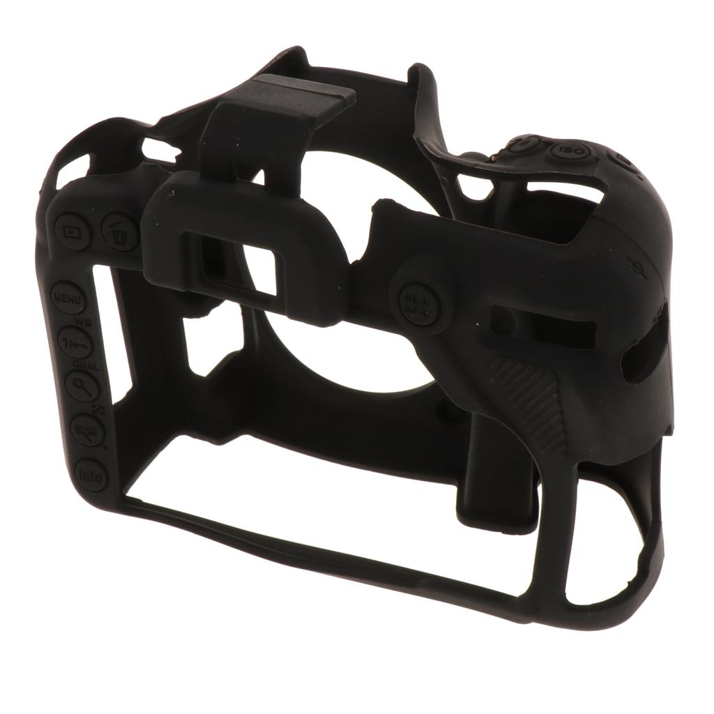 Protective Soft Silicone Skin Case Cover, Easy to Use and Convenient to Remove for Nikon D7500 Black