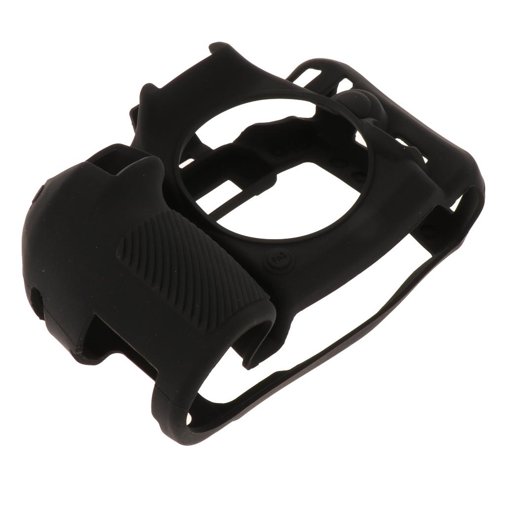 Protective Soft Silicone Skin Case Cover, Easy to Use and Convenient to Remove for Nikon D7500 Black