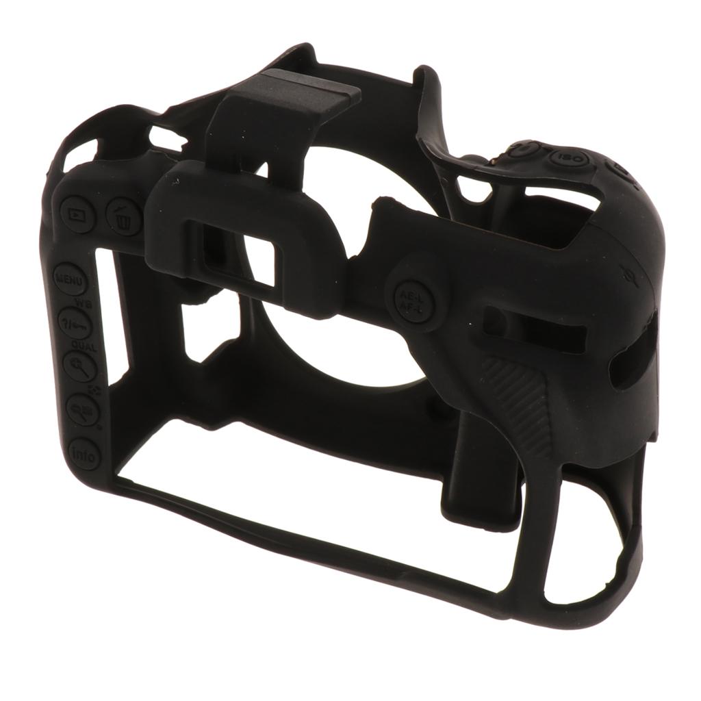 Protective Soft Silicone Skin Case Cover, Easy to Use and Convenient to Remove for Nikon D7500 Black