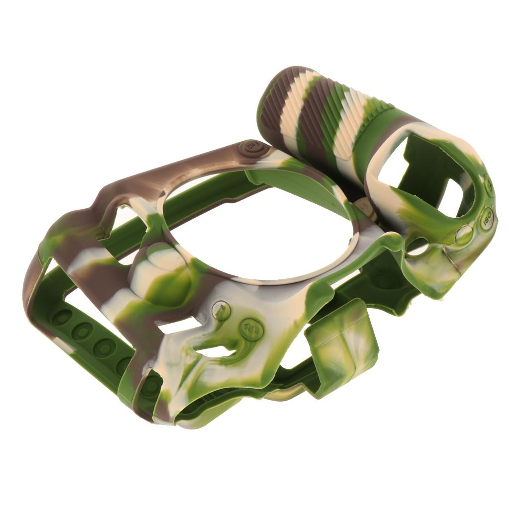 Protective Soft Silicone Skin Case Cover, Easy to Use and Convenient to Remove for Nikon D7500 Camouflage