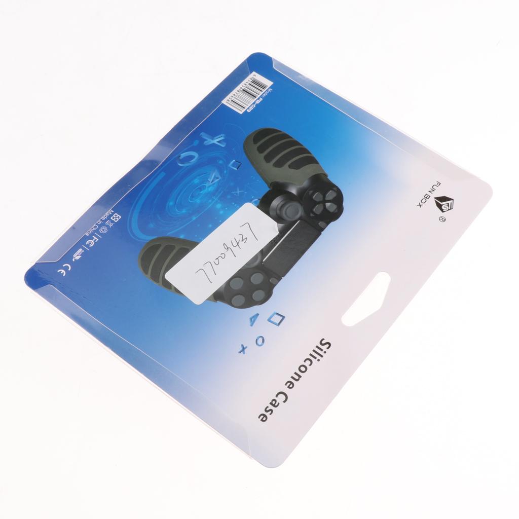 Silicone Hand Grip Case Protector for Sony PS4 Slim Controller Blue Red