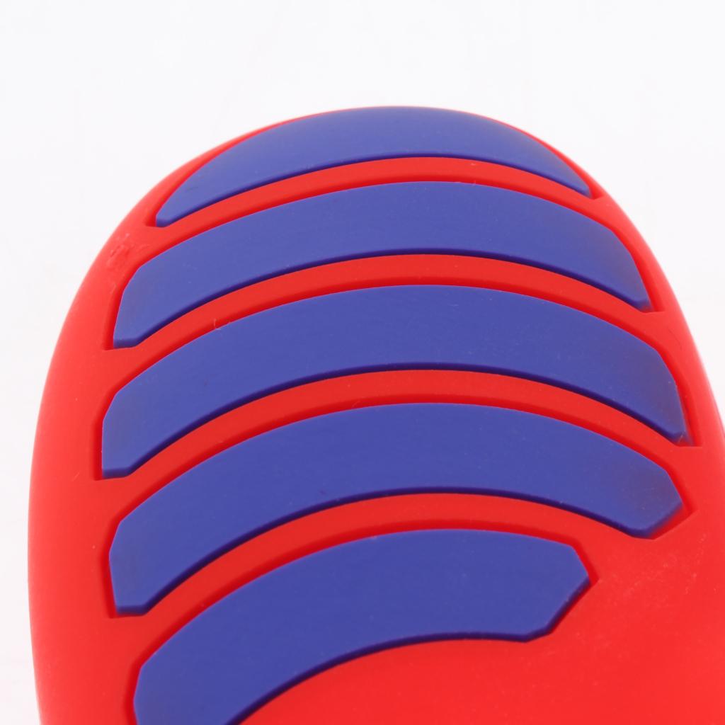 Silicone Hand Grip Case Protector for Sony PS4 Slim Controller Blue Red