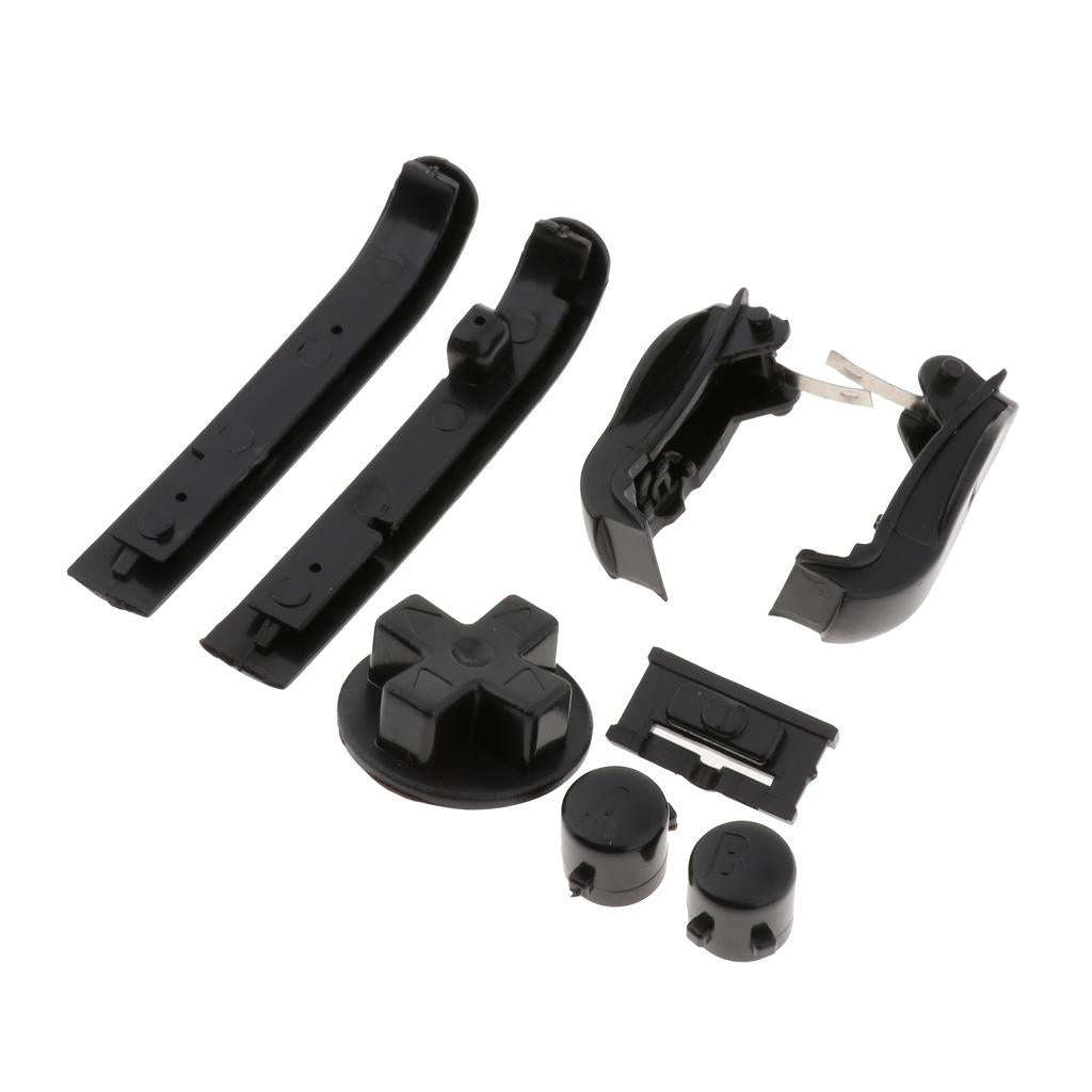 Buttons Sets Shoulder R L A B D-Pad for Gameboy Advance GBA Black