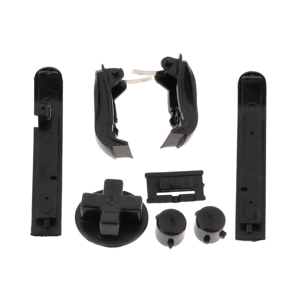 Buttons Sets Shoulder R L A B D-Pad for Gameboy Advance GBA Black