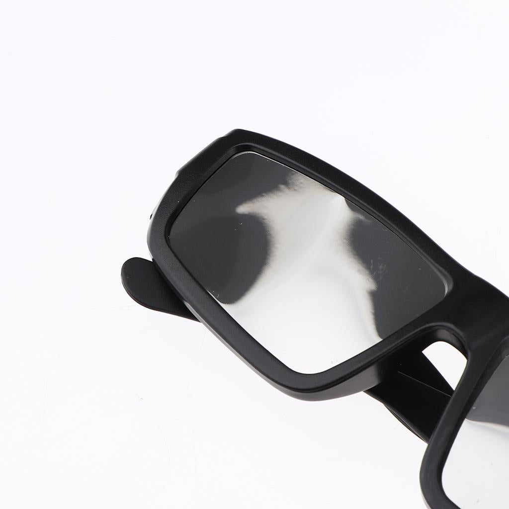 Plastic Solar Eclipse Glasses Safe Shades for Sun Viewing Black