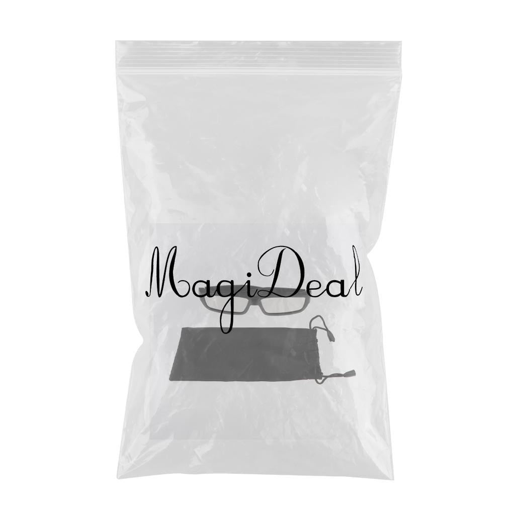 Plastic Solar Eclipse Glasses Safe Shades for Sun Viewing Black