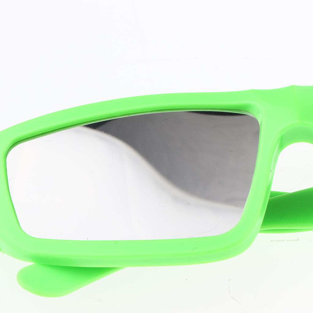 Plastic Solar Eclipse Glasses Safe Shades for Sun Viewing Green