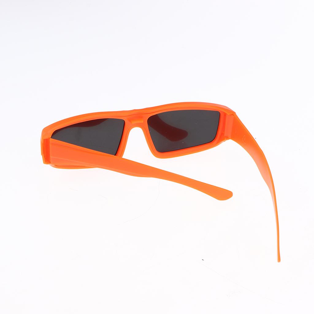 Plastic Solar Eclipse Glasses Safe Shades for Sun Viewing Orange