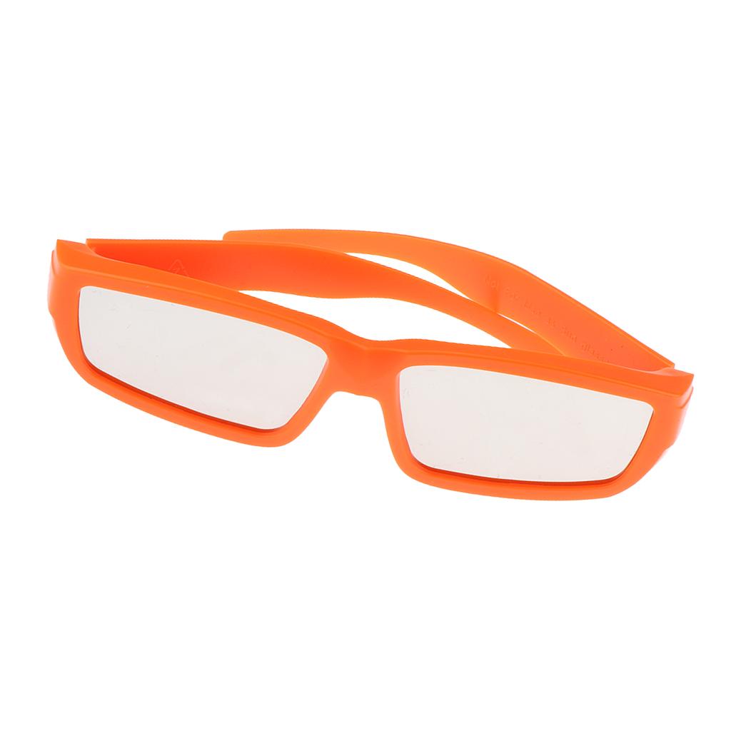 Plastic Solar Eclipse Glasses Safe Shades for Sun Viewing Orange