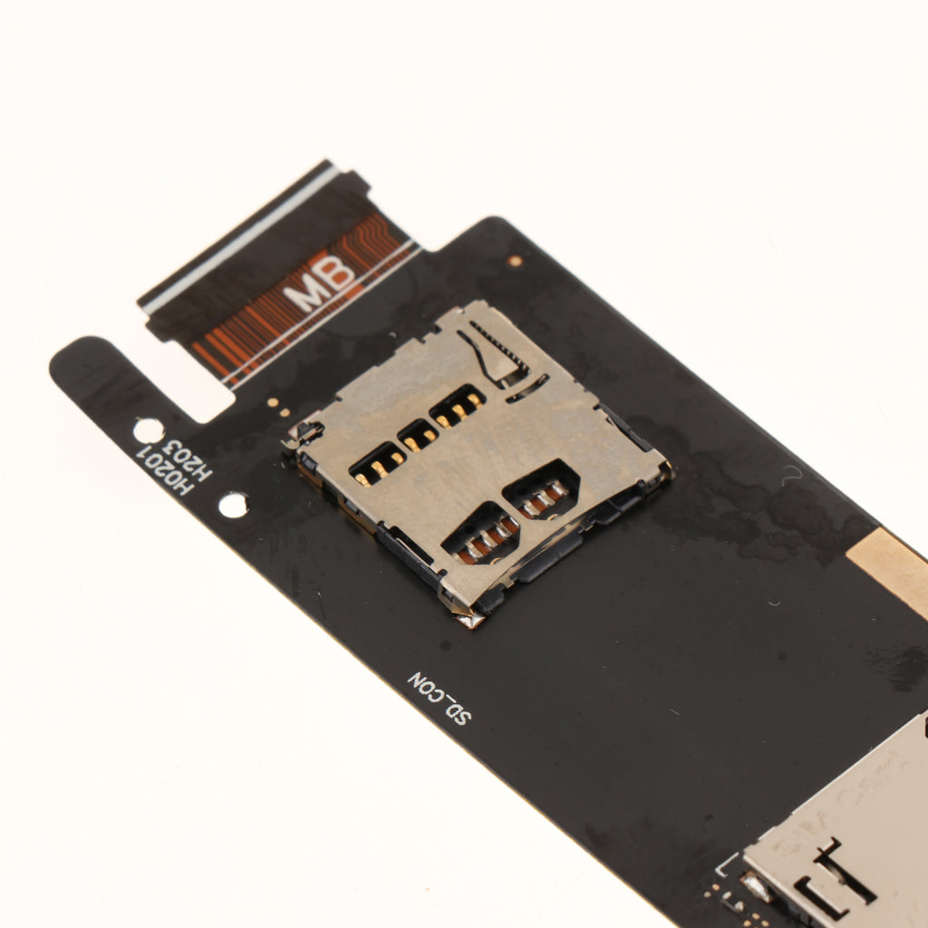 Replacement Dual SIM Card Tray Slot Flex Cable for ASUS Zenfone 5 A500CG / 6 A600CG