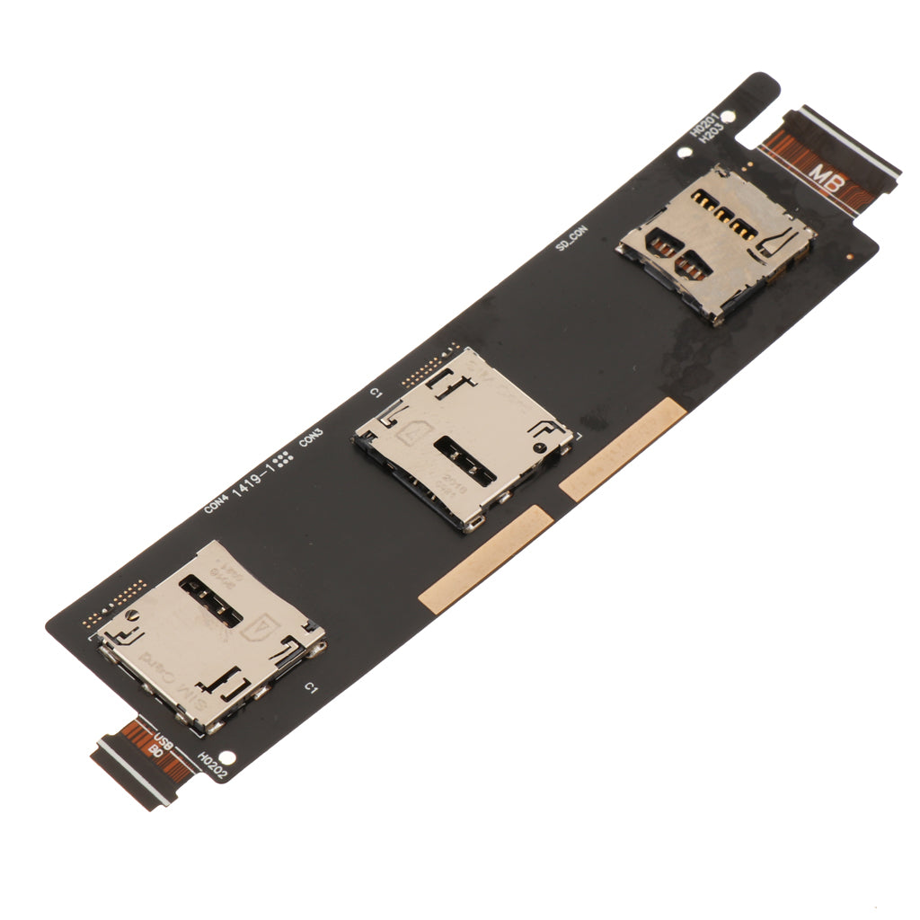 Replacement Dual SIM Card Tray Slot Flex Cable for ASUS Zenfone 5 A500CG / 6 A600CG