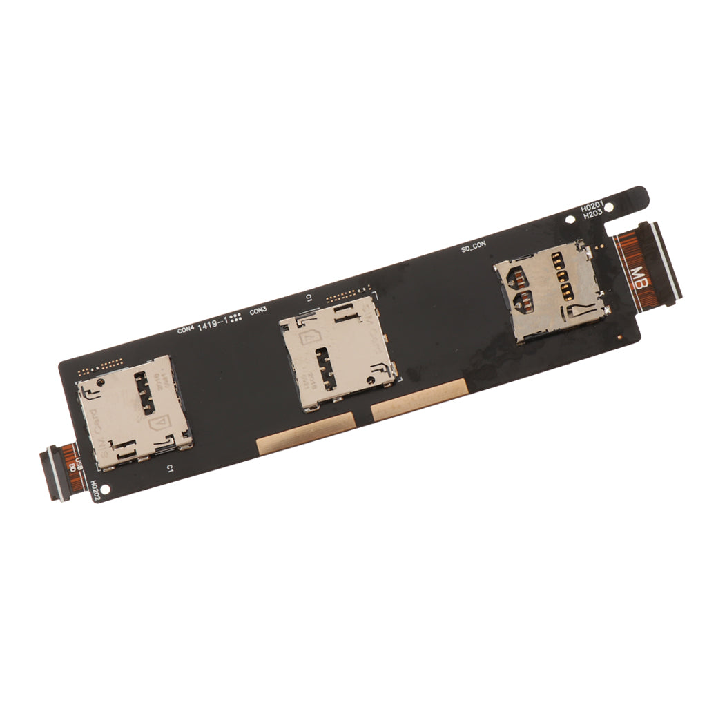 Replacement Dual SIM Card Tray Slot Flex Cable for ASUS Zenfone 5 A500CG / 6 A600CG