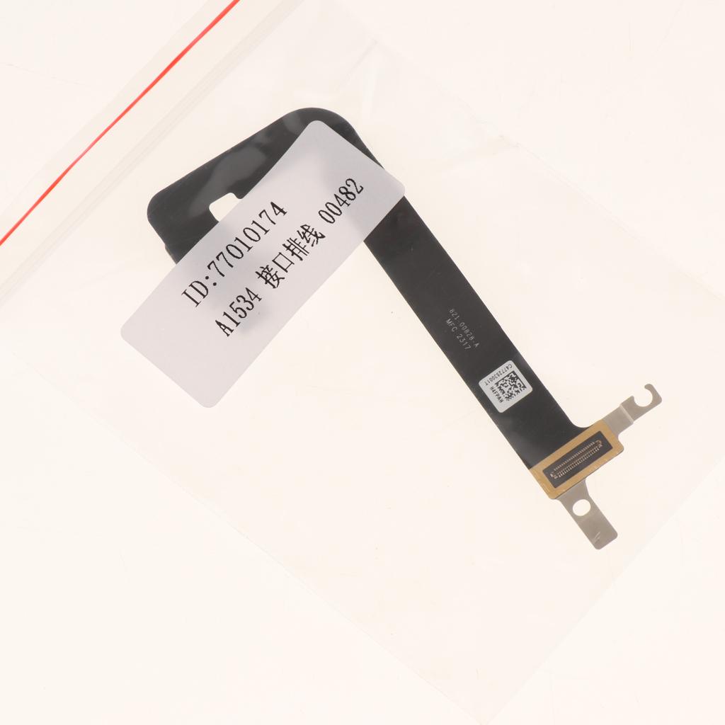 821 00482 A USB C Power Board Jack Flex Cable 821 00482 A for Apple MacBook 12 A1534 2016 Version Computer Repair Part