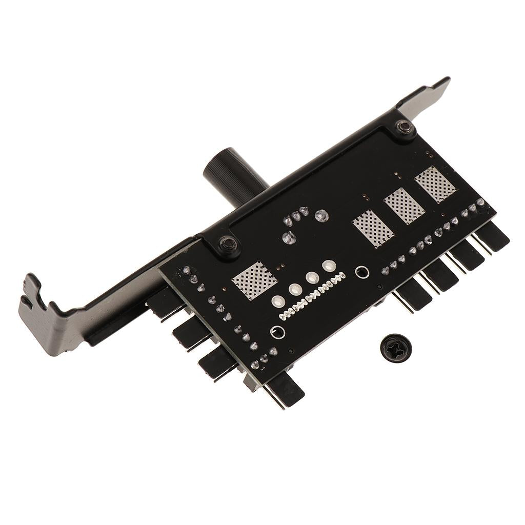 Sata Power PC Cooling Fan Speed Controller 8 way PC Case Fans On/Off Adapter