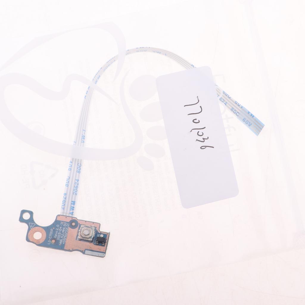 For HP Pavilion 15 AC 15 A 15 AF Power Button Board + Cable LS C701P