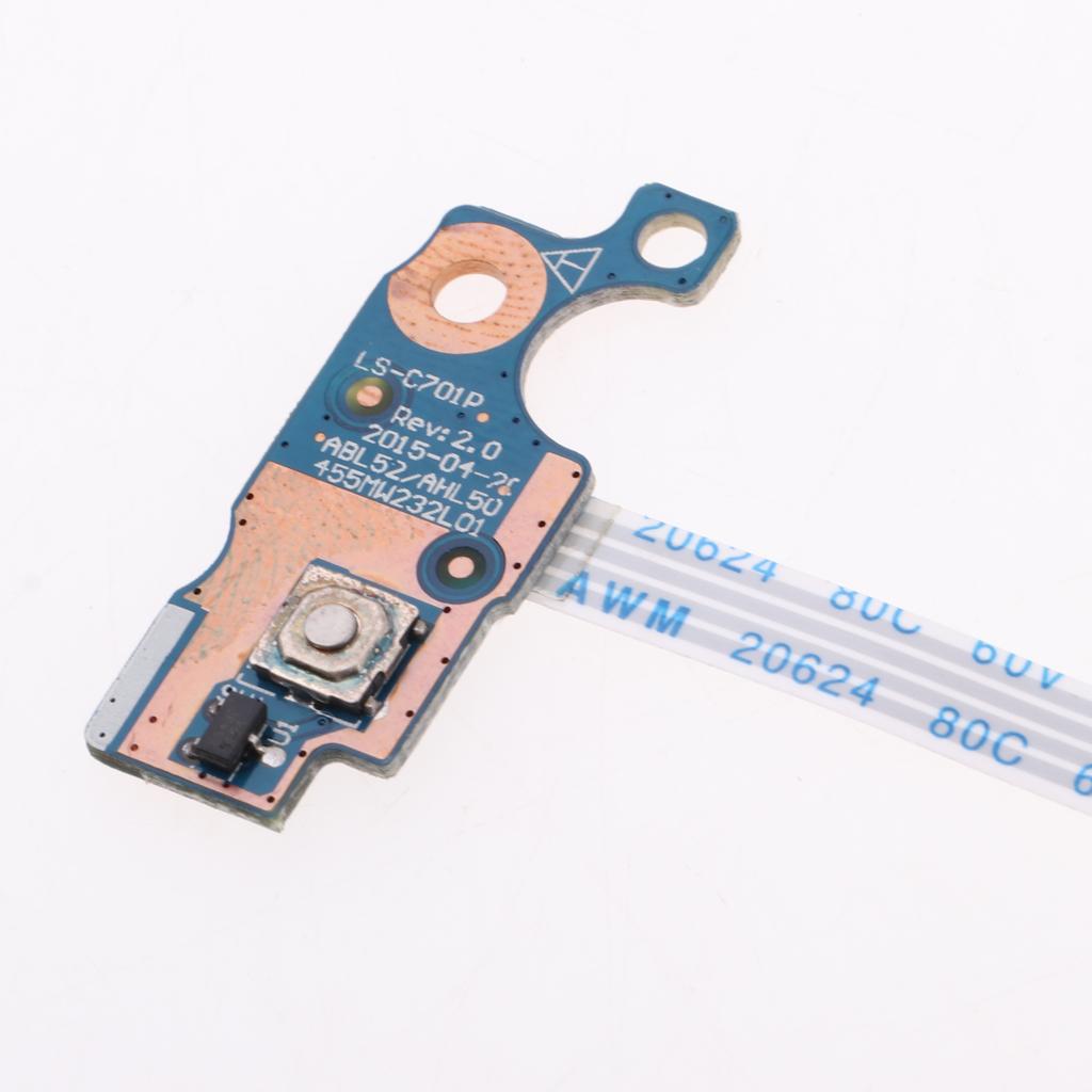 For HP Pavilion 15 AC 15 A 15 AF Power Button Board + Cable LS C701P
