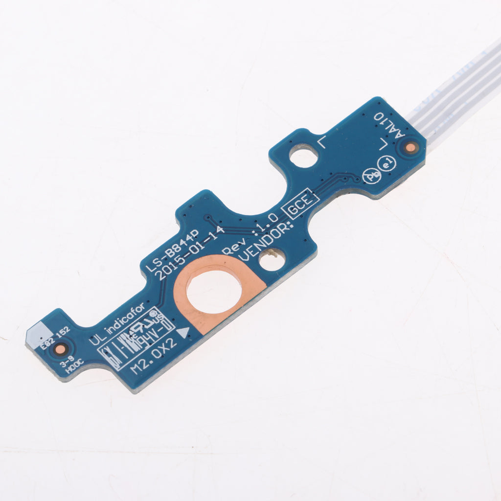 Power Button Switch Board with Flex Cable For Dell Inspiron 14U 15U 5455 5458 5558 5559 3558 5758