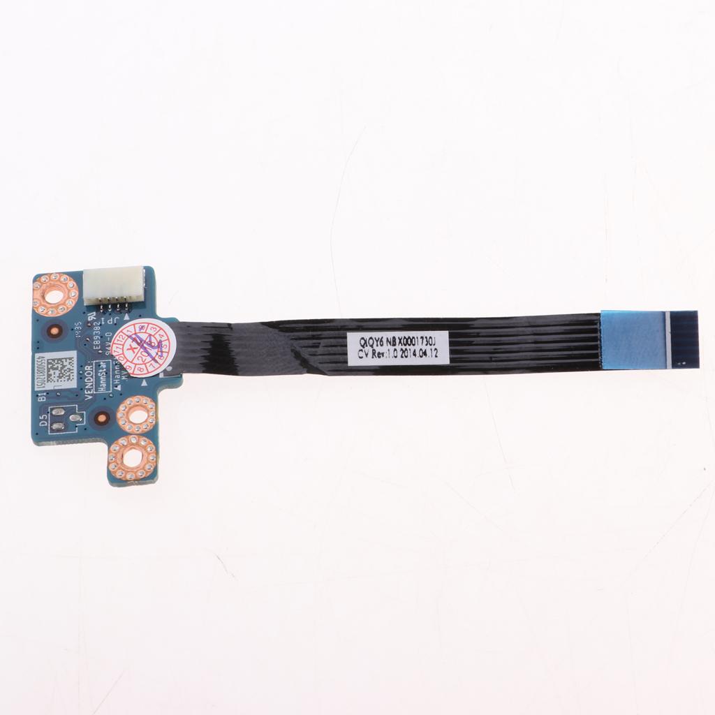 For Lenovo IdeaPad 15.6inch Y510P NS A032 Power Button Board + Cable