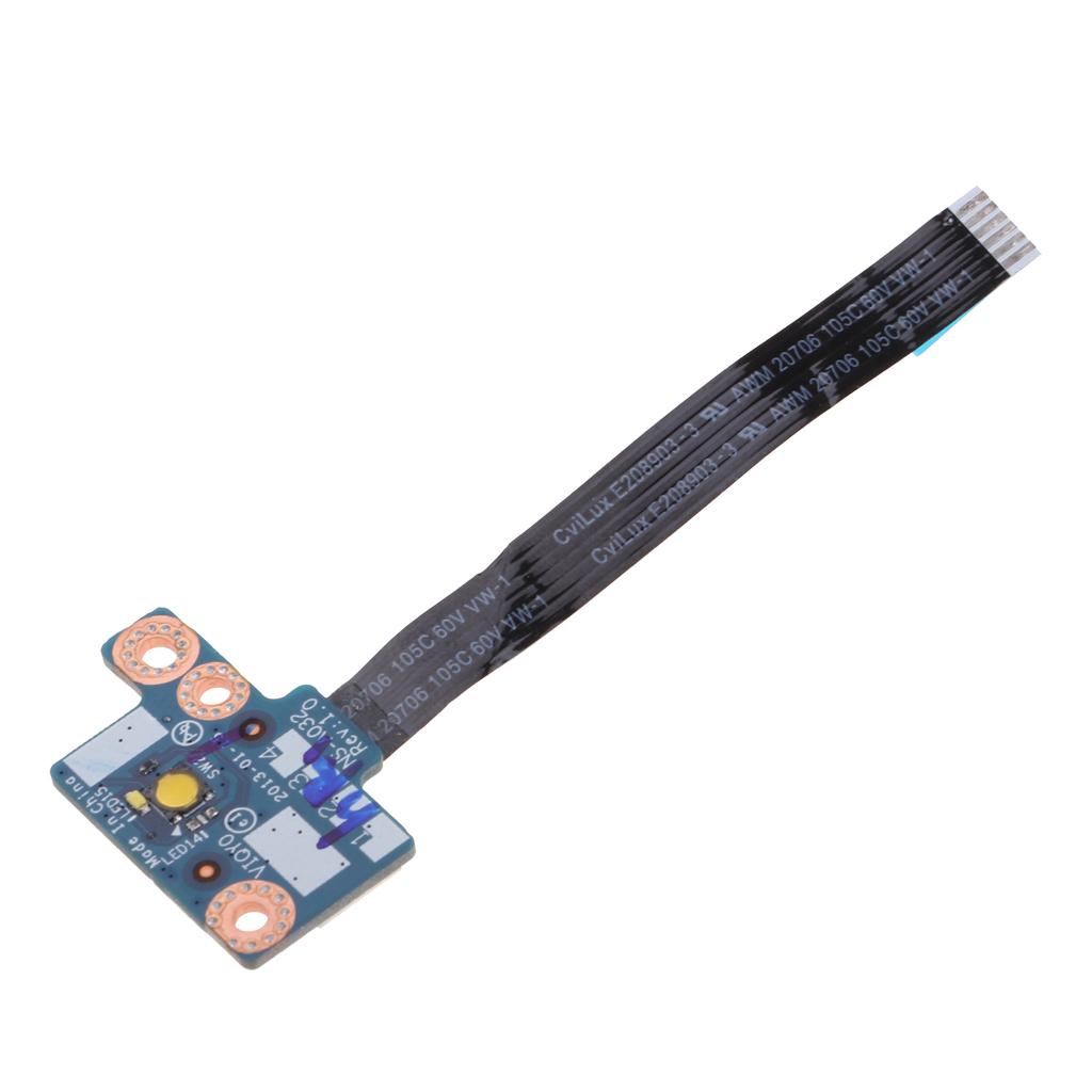 For Lenovo IdeaPad 15.6inch Y510P NS A032 Power Button Board + Cable