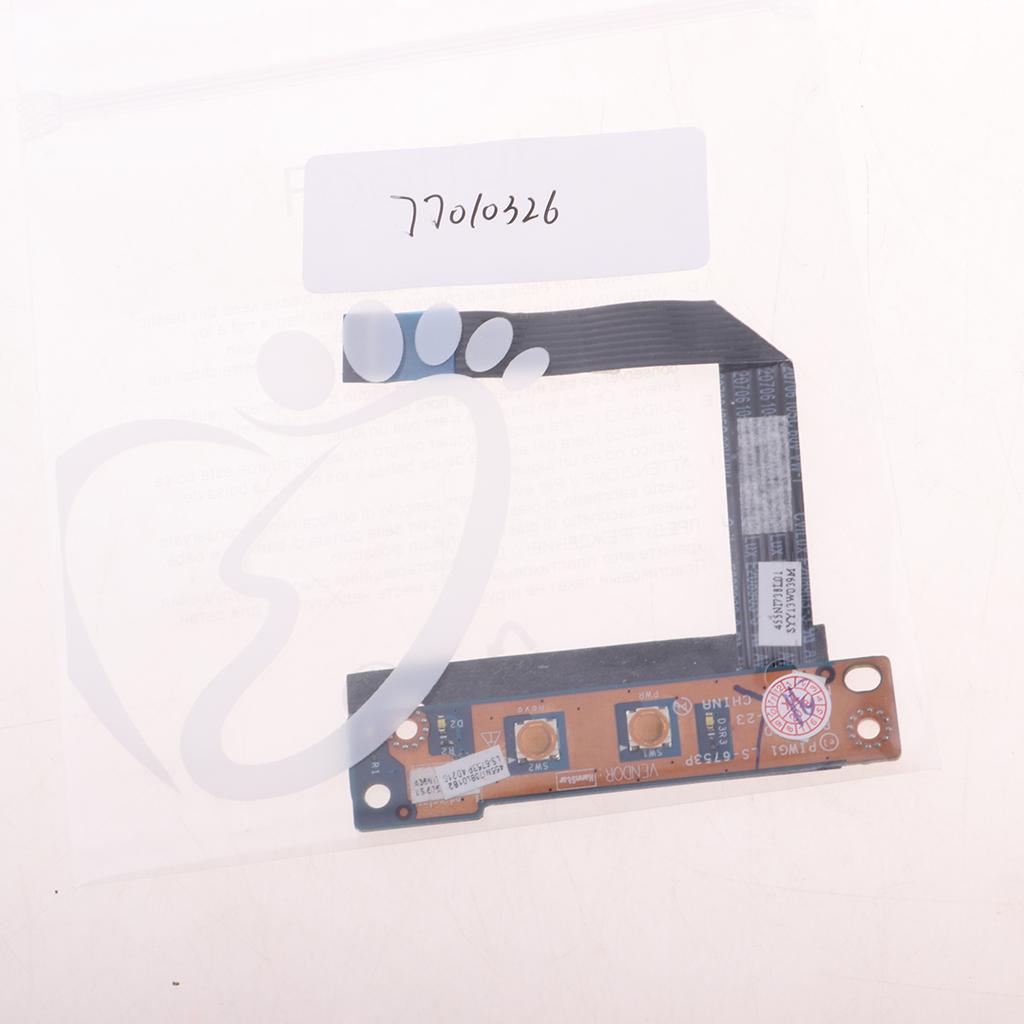 For Lenovo G470 G475 NBX000SL00 Power Button Board + Cable