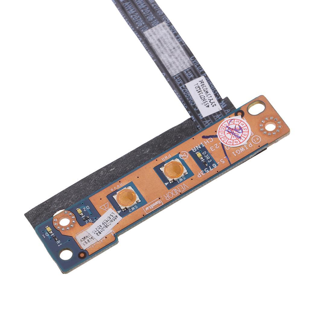 For Lenovo G470 G475 NBX000SL00 Power Button Board + Cable