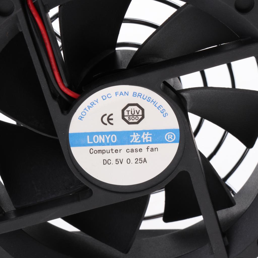 5V 8cm USB Cooling Fan Heatsink For PC Computer
